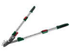 PARKSIDE® extendable bypass/anvil lopper with green and red accents.