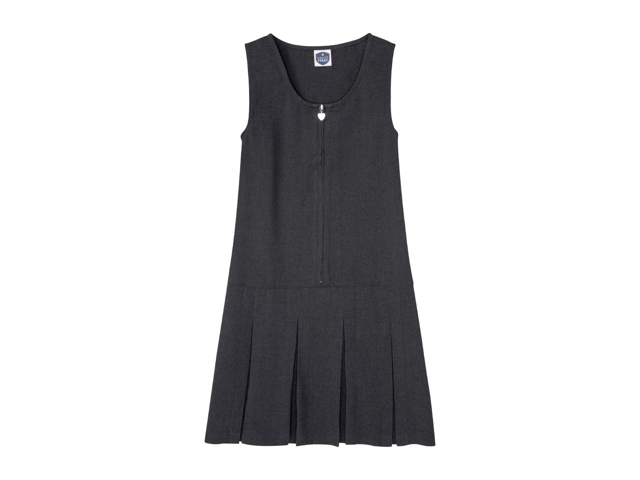 Girls’ Grey School Pinafore - 2 Pack