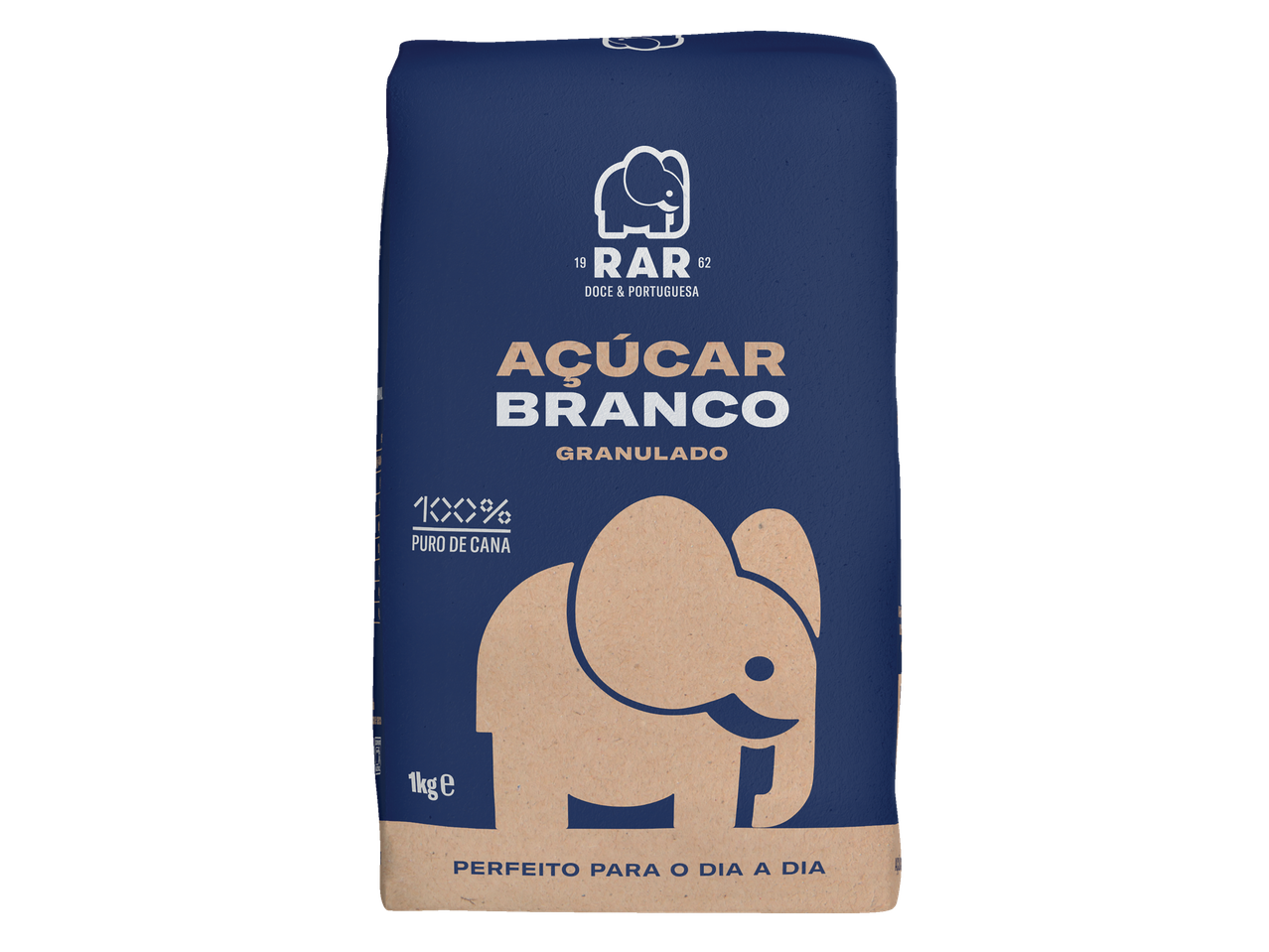 Açúcar RAR: 1kg de açúcar branco granulado, 100% puro de cana, perfeito para o dia a dia.