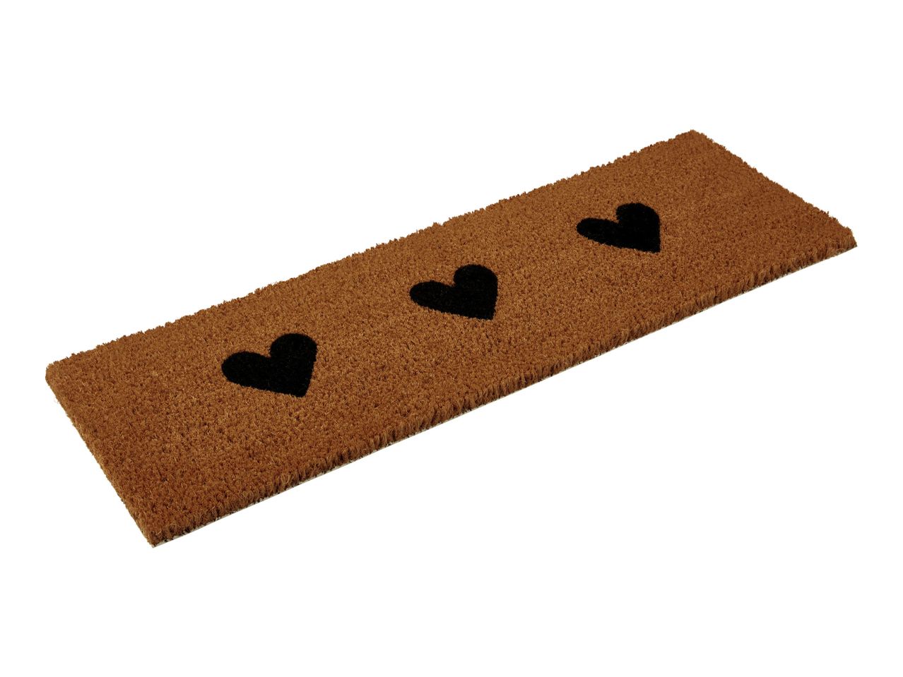 Go to full screen view: Livarno Home Coir Doormat - Hearts - Image 2
