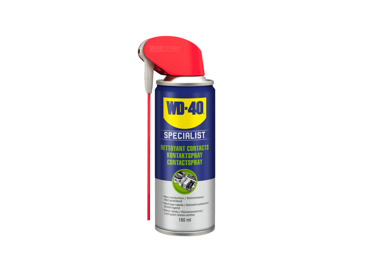 WD-40 Specialist Contactreiniger spuitbus met Smart Straw.