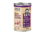 Orlando Pure Taste kutyaeledel konzerv marhával és báránnyal, 400g.