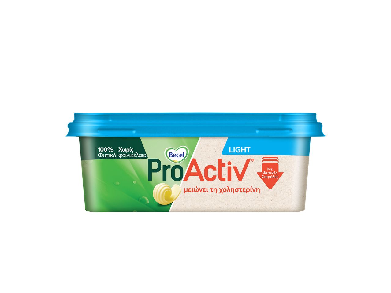 Μargarine Becel ProActiv Light, 100% φυσικό, μειώνει τη χοληστερίνη.