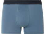 Slip boxer grigio-blu con fascia elastica.