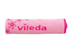 A pink Vileda cleaning roller.