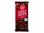 Fin Carré pure chocolade met hele hazelnoten, 57% cacao, Fairtrade.