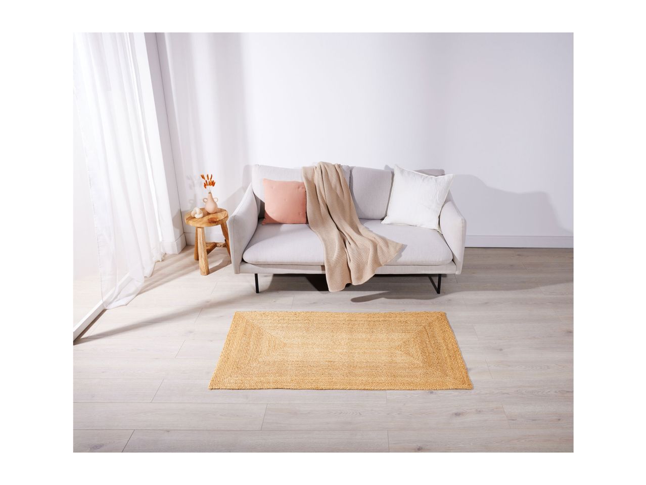 Go to full screen view: Livarno Home Jute Rug - Image 4