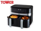 Tower 9L Dual Basket Air Fryer
