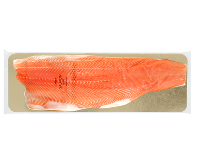 Łosoś atlantycki, filet ze skórą, XXL