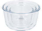 Recipiente transparente din sticlă Silvercrest® pentru depozitarea alimentelor cu capac