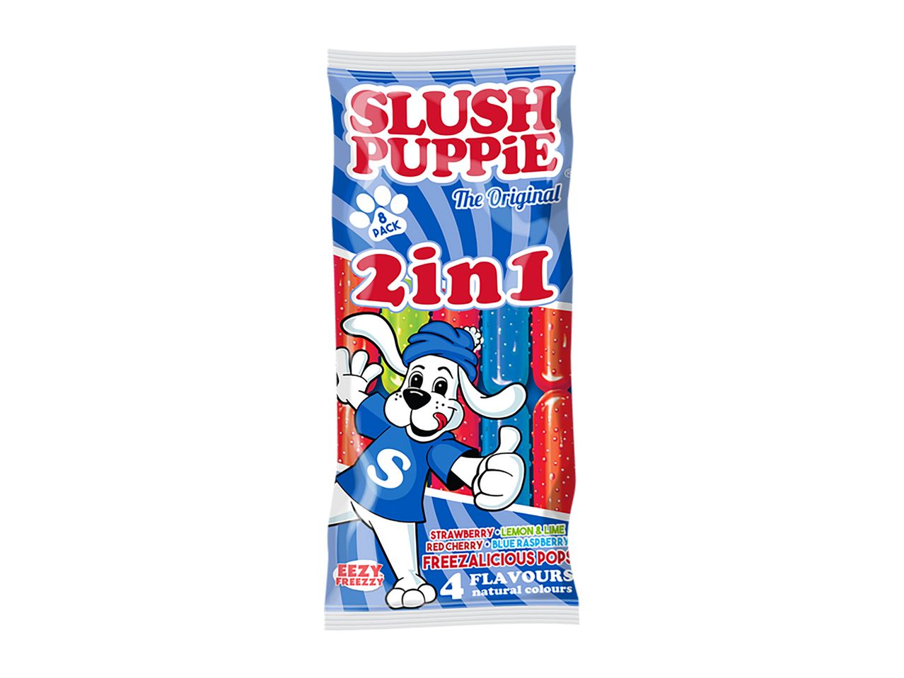 Slush Puppie 2in1 frozen treats package.
