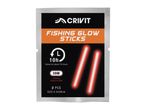 Fishing glow sticks, 2 pieces, glowing for 10 hours with 39m visibility.