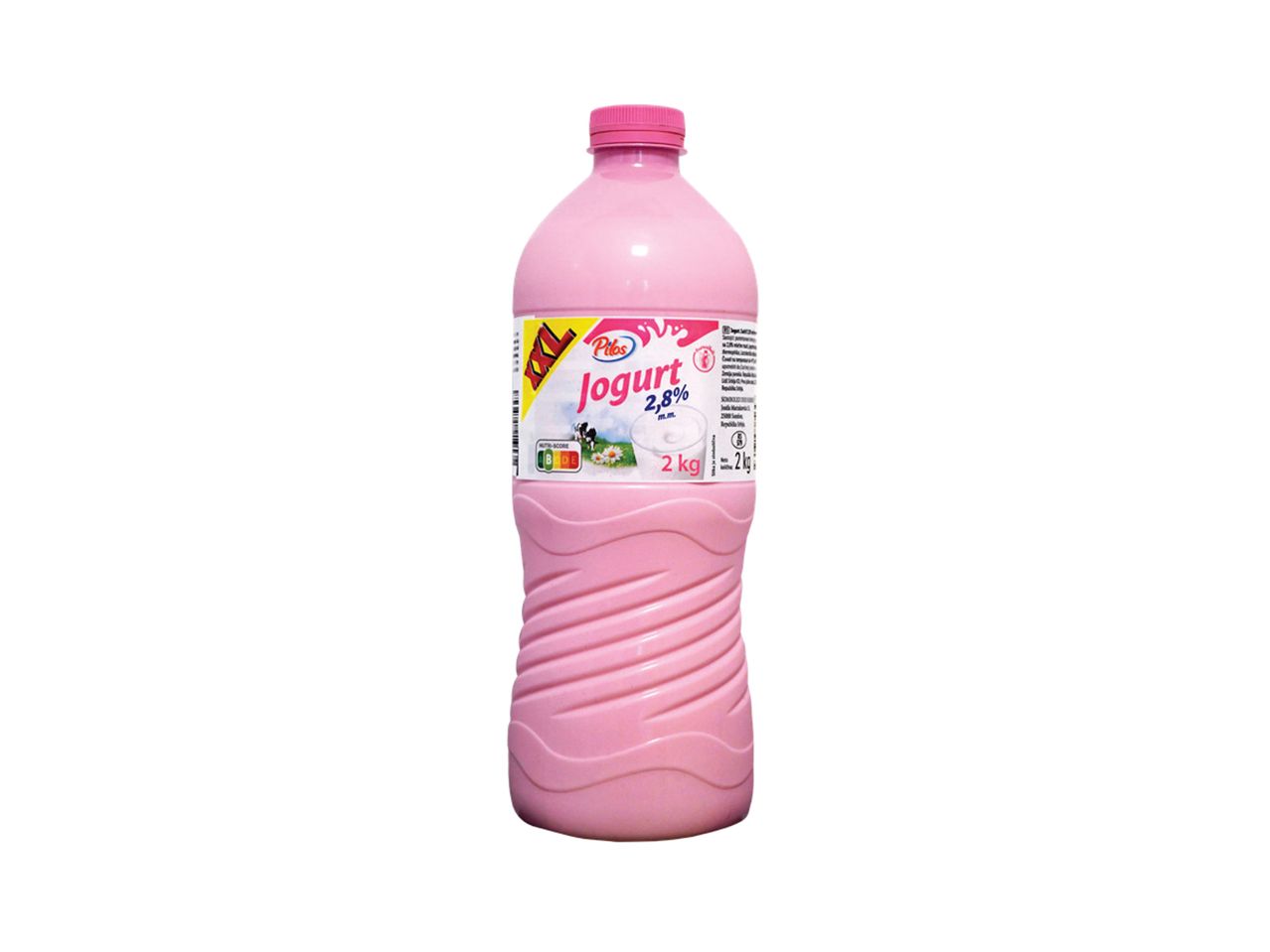 Pilos jogurt 2,8% m.m. u roze boci od 2 kg.