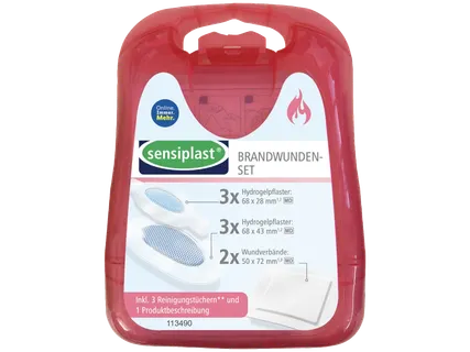 sensiplast® Brandwunden-/Schürfwunden-/Zeckenset