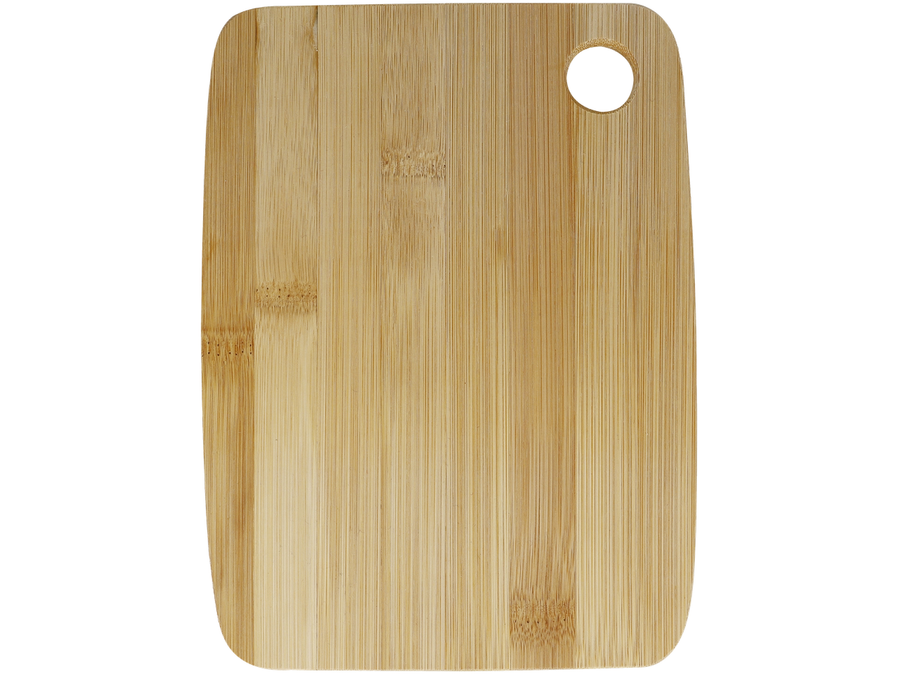 Tábua de corte de bambu JES COLLECTION Grillhelfer com orifício para pendurar.