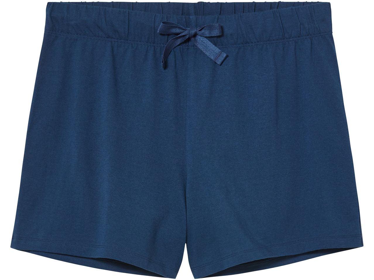 Shorts blu scuro con coulisse in vita