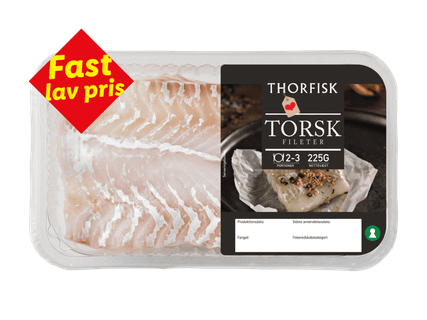 Torskefileter uden skind