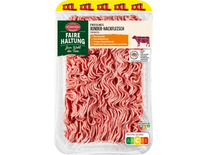 Metzgerfrisch Frisches Rinder-Hackfleisch