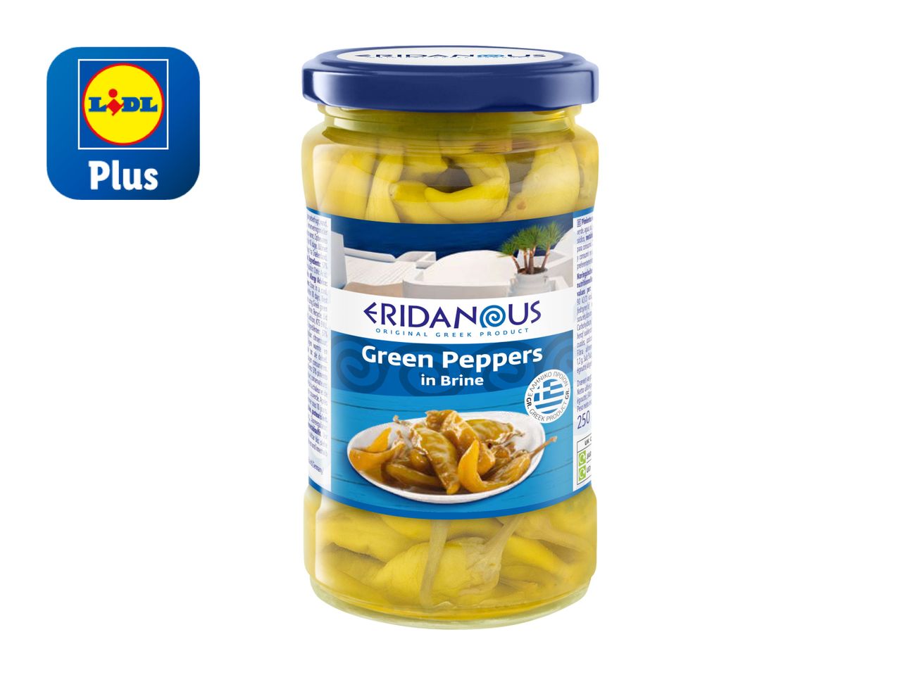 Eridanous Green Peppers in Brine