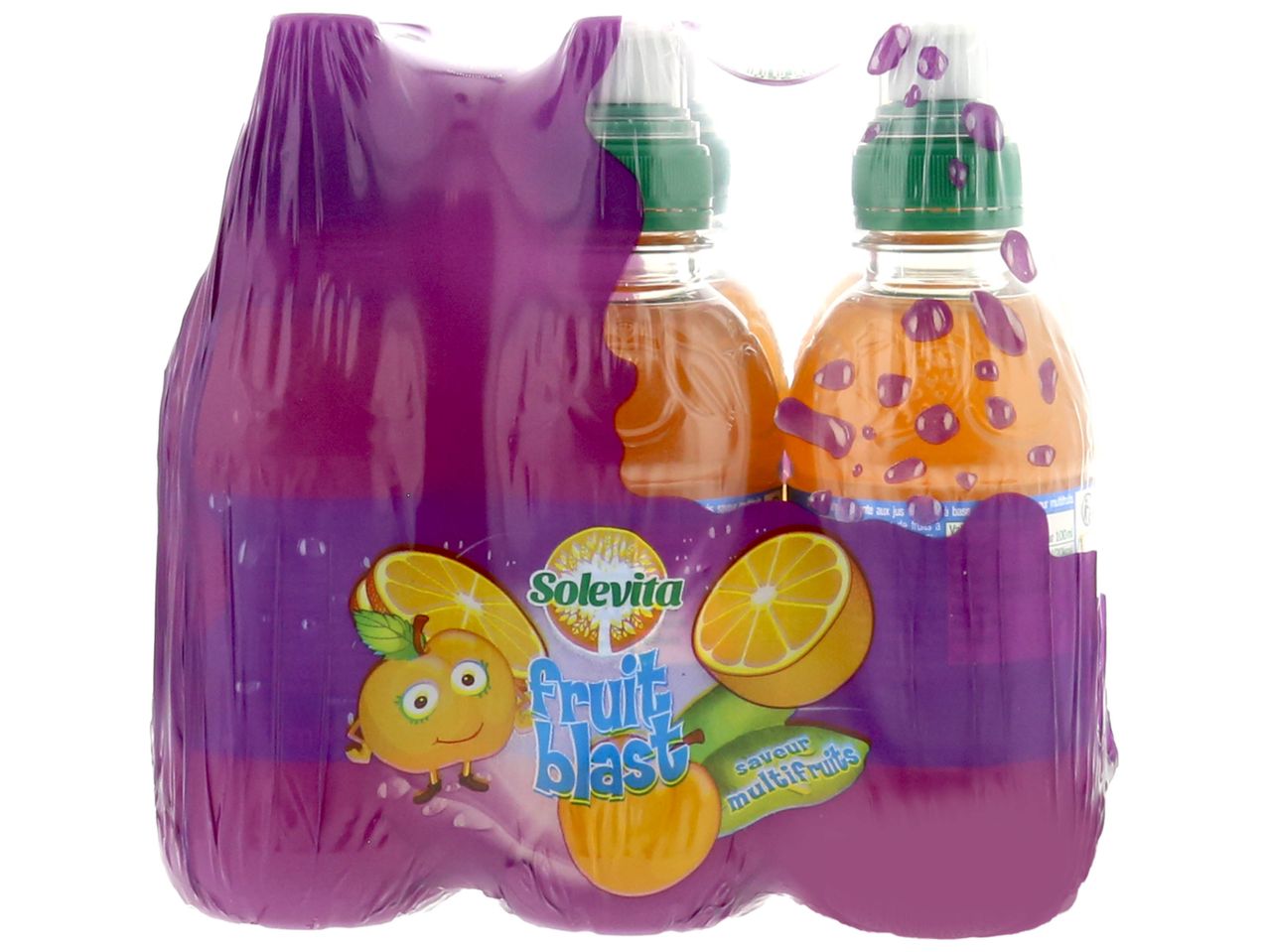 Pack de jus de fruits Capri-Sun aux oranges et autres fruits.