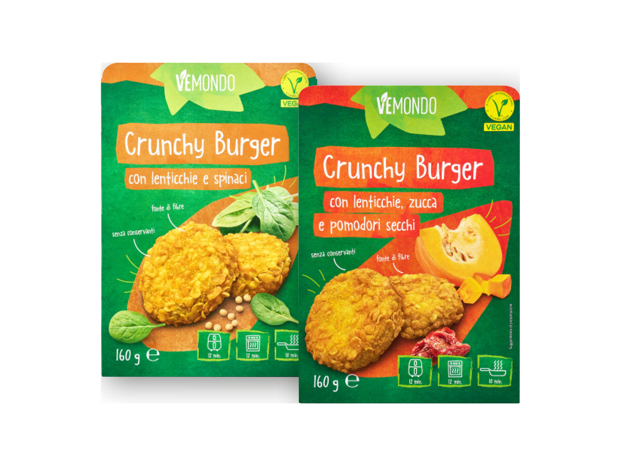 Crunchy burger