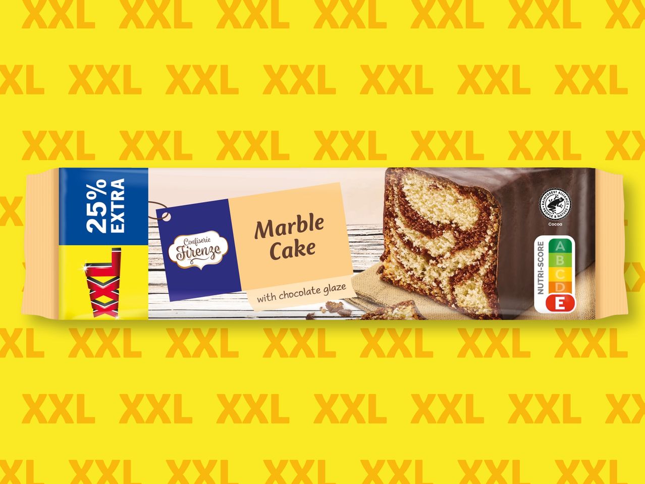 XXL Firenze Marble Cake с шоколадова глазура - 25% екстра.