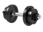Crne bučice za fitness trening.