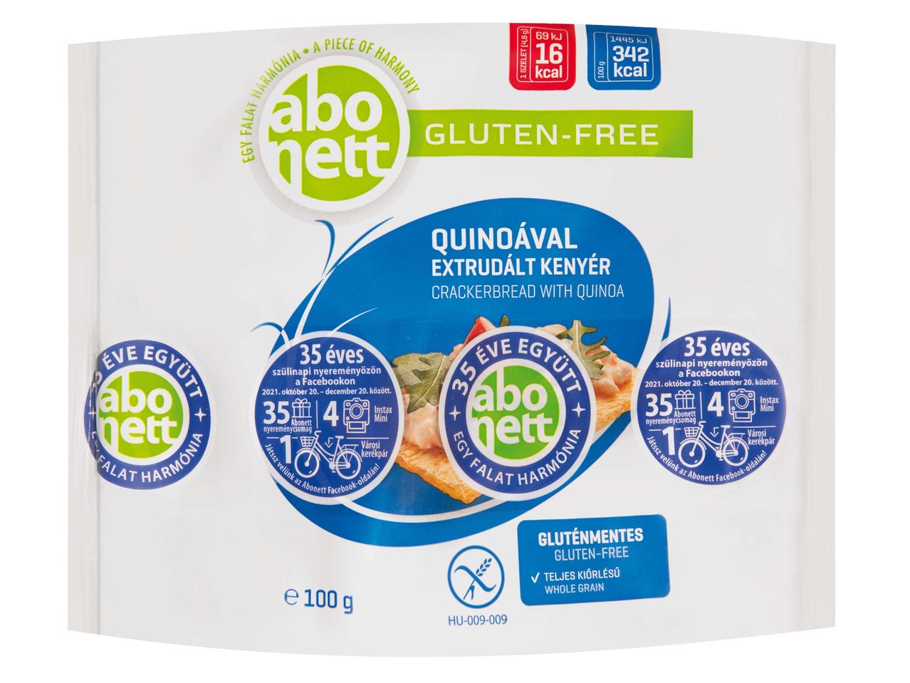 Gluténmentes Abo nett quinoa kekszek.