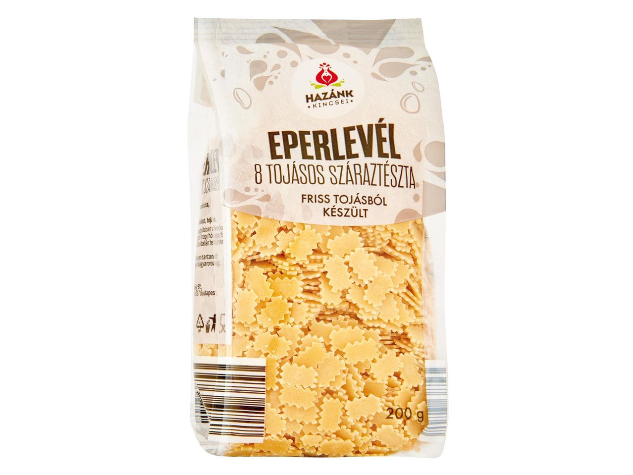 Hazaink Kincsai tészta: 200g tojásos tészta.