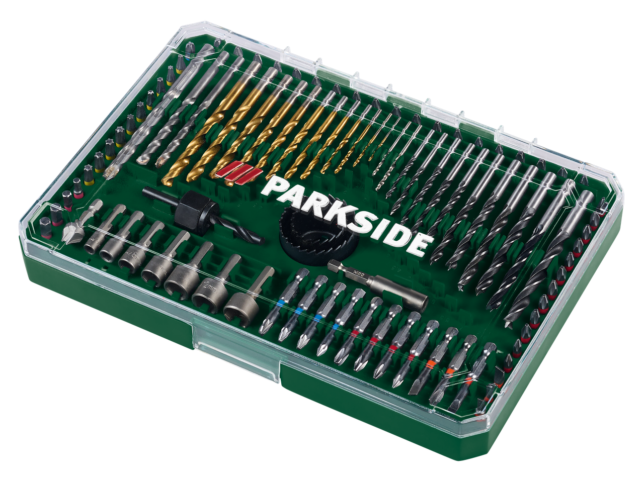Parkside® set burgija, bitova, nasadnih ključeva i krunskih testera
