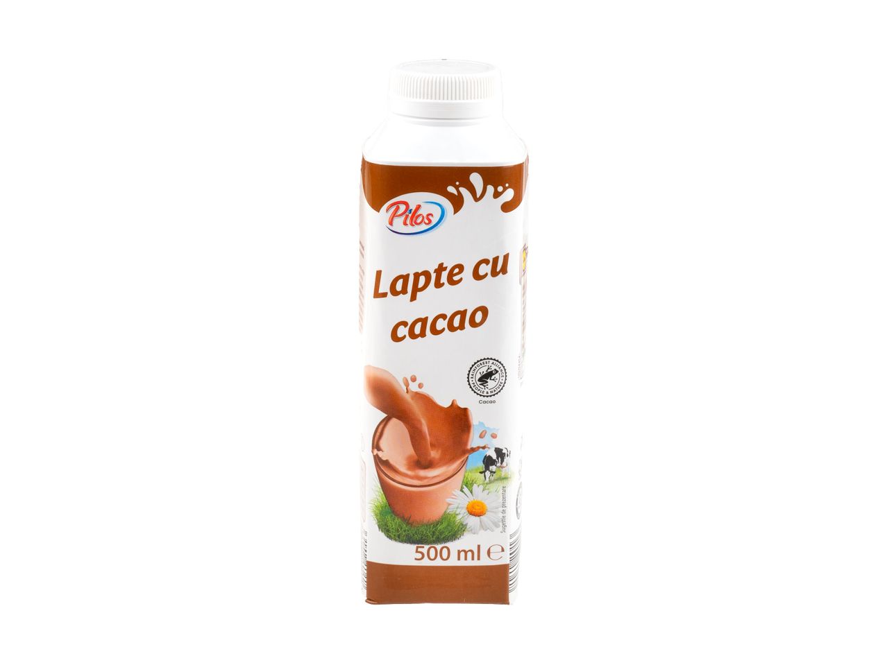 Lapte cu cacao Pilos, 500 ml.