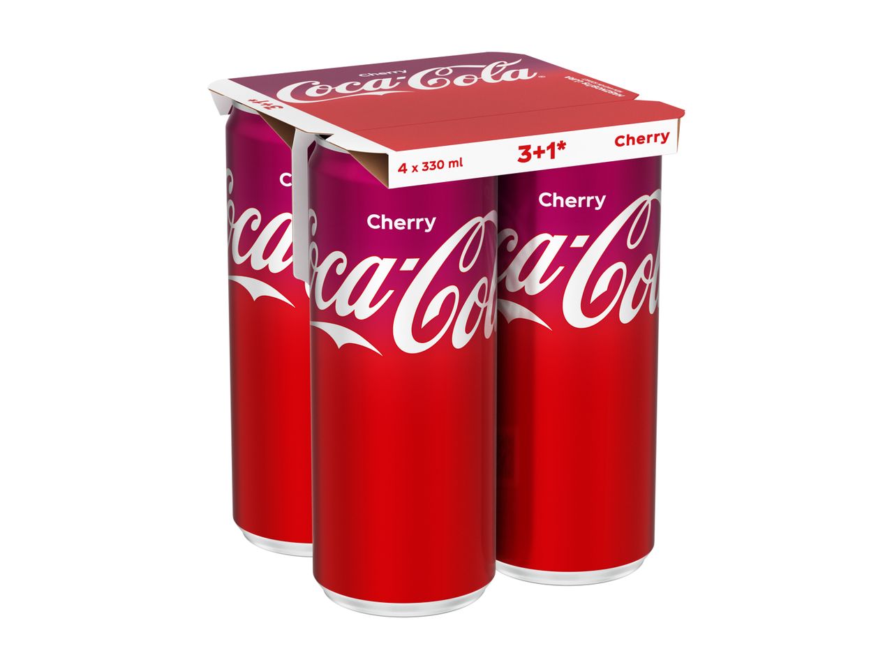 Coca-Cola Cherry dobozos: 4-es csomag.