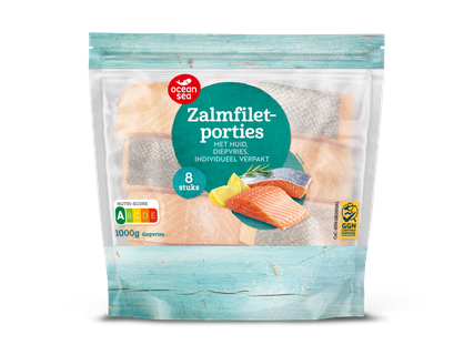 Zalmfilet met huid