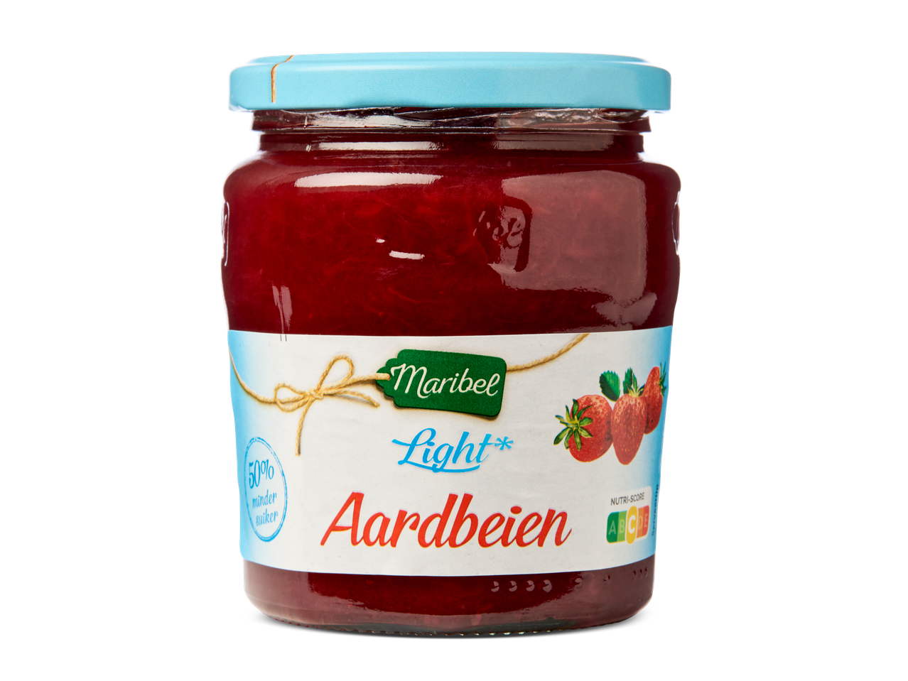 Maribel Light Aardbeien: light aardbeienjam.