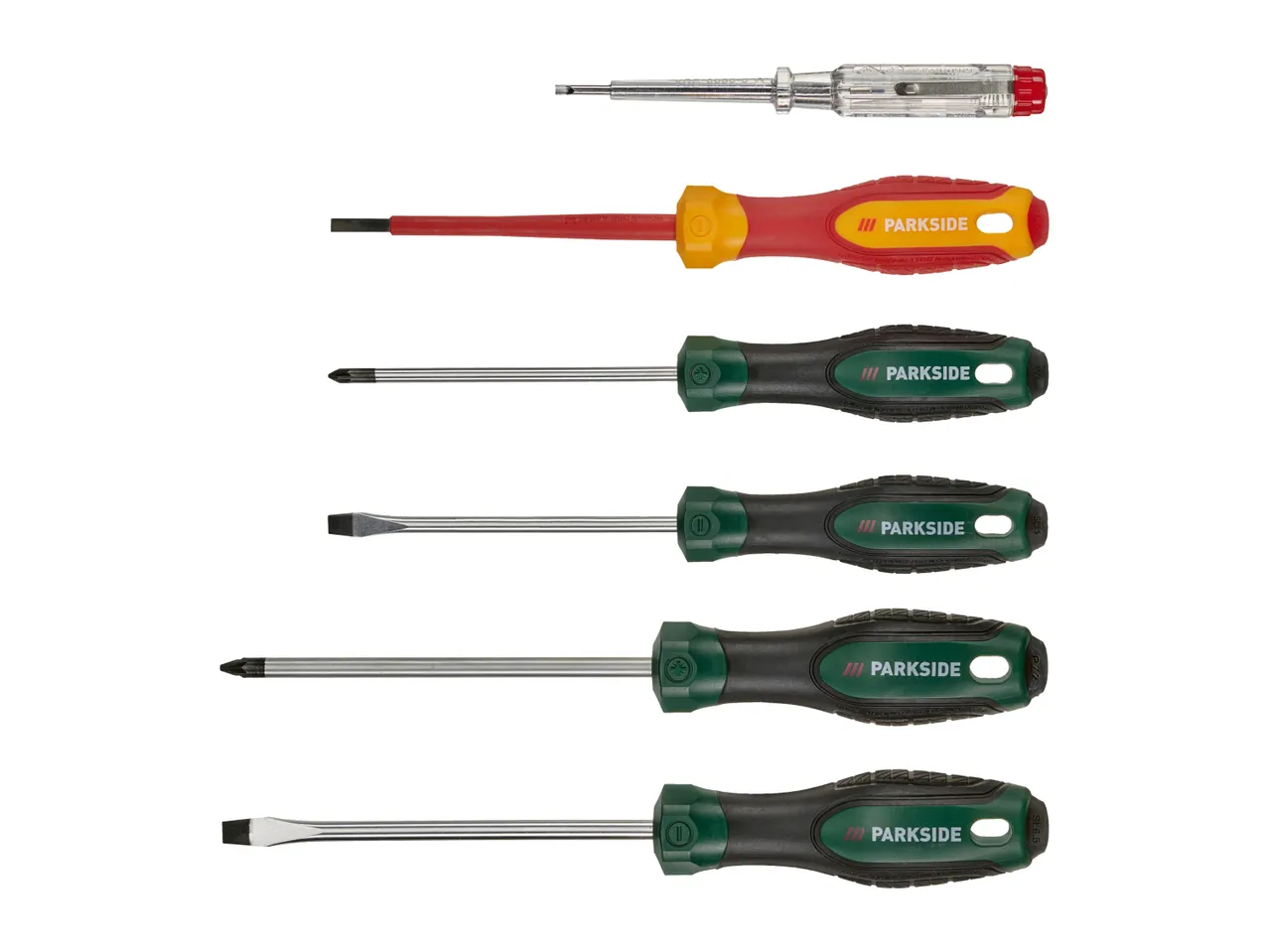 Parkside 1000V Screwdriver Set - 6 Piece Set