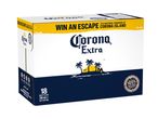 18 bottles of Corona Extra beer, summer theme.