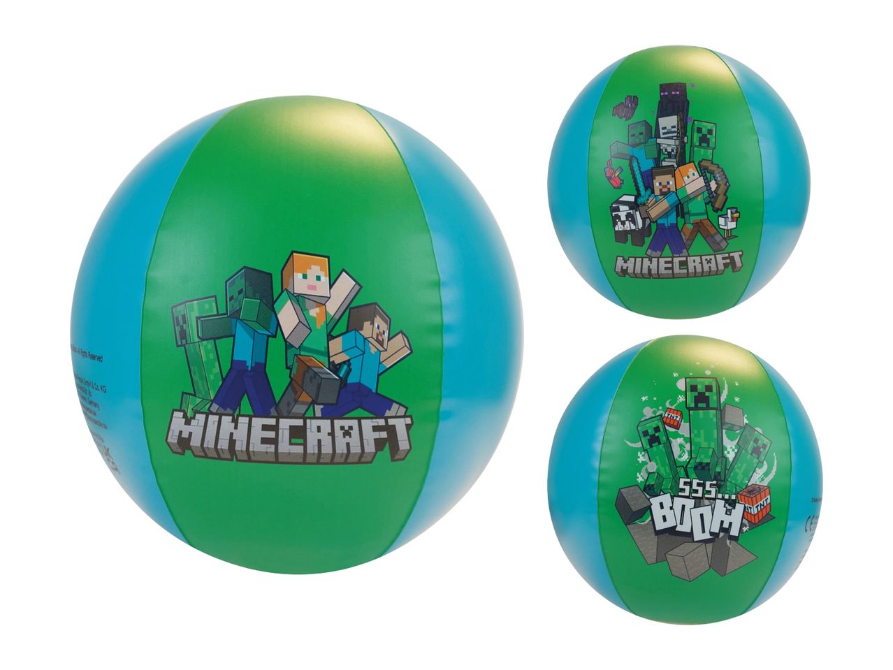 Kids' Inflatable Beach Ball - Minecraft