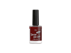 Cien Beauty Glossy Gel Look nagų lakas, tamsiai raudona spalva.