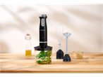 SilverCrest rankinis blenderis su priedais, paruoštas pesto gamybai.