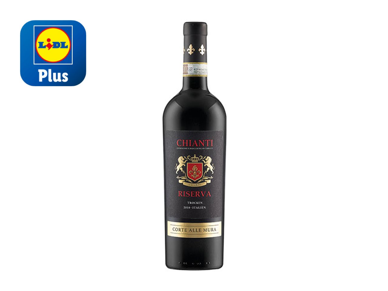 Lidl Plus: Chianti Riserva Corte alle Mura wine.