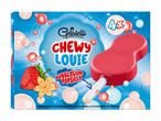 Gelatelli Chewy Louie: bubblegum popsicles, strawberry & vanilla flavour.