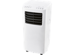 Portable air conditioner: cooling, dehumidifying, and ventilation.