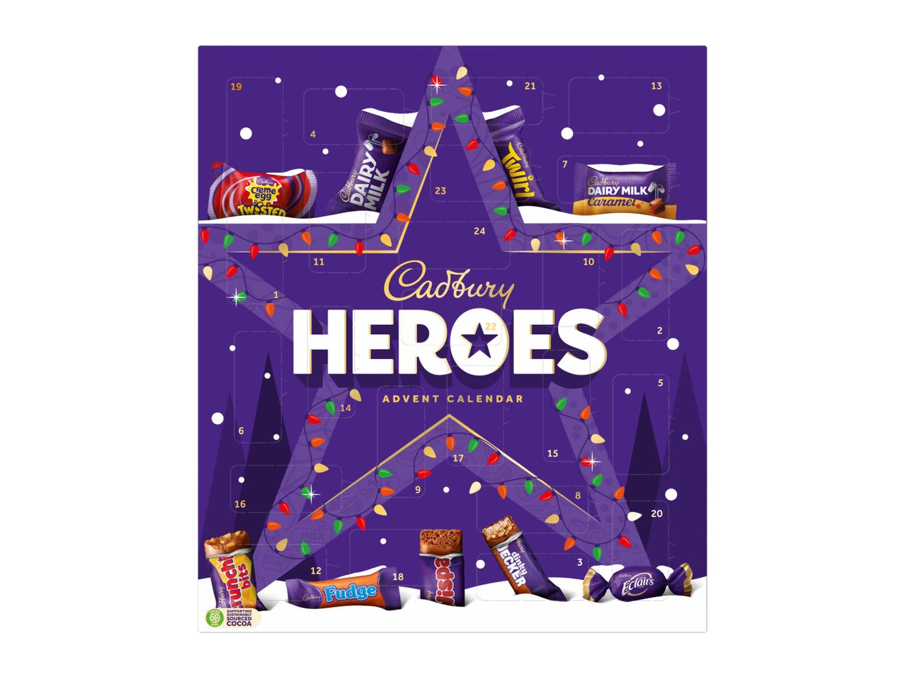 Heroes Chocolate Christmas Advent Calendar
