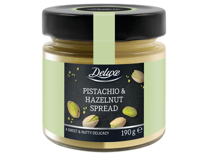Deluxe Lazdu riekstu un pistāciju krēms 190g