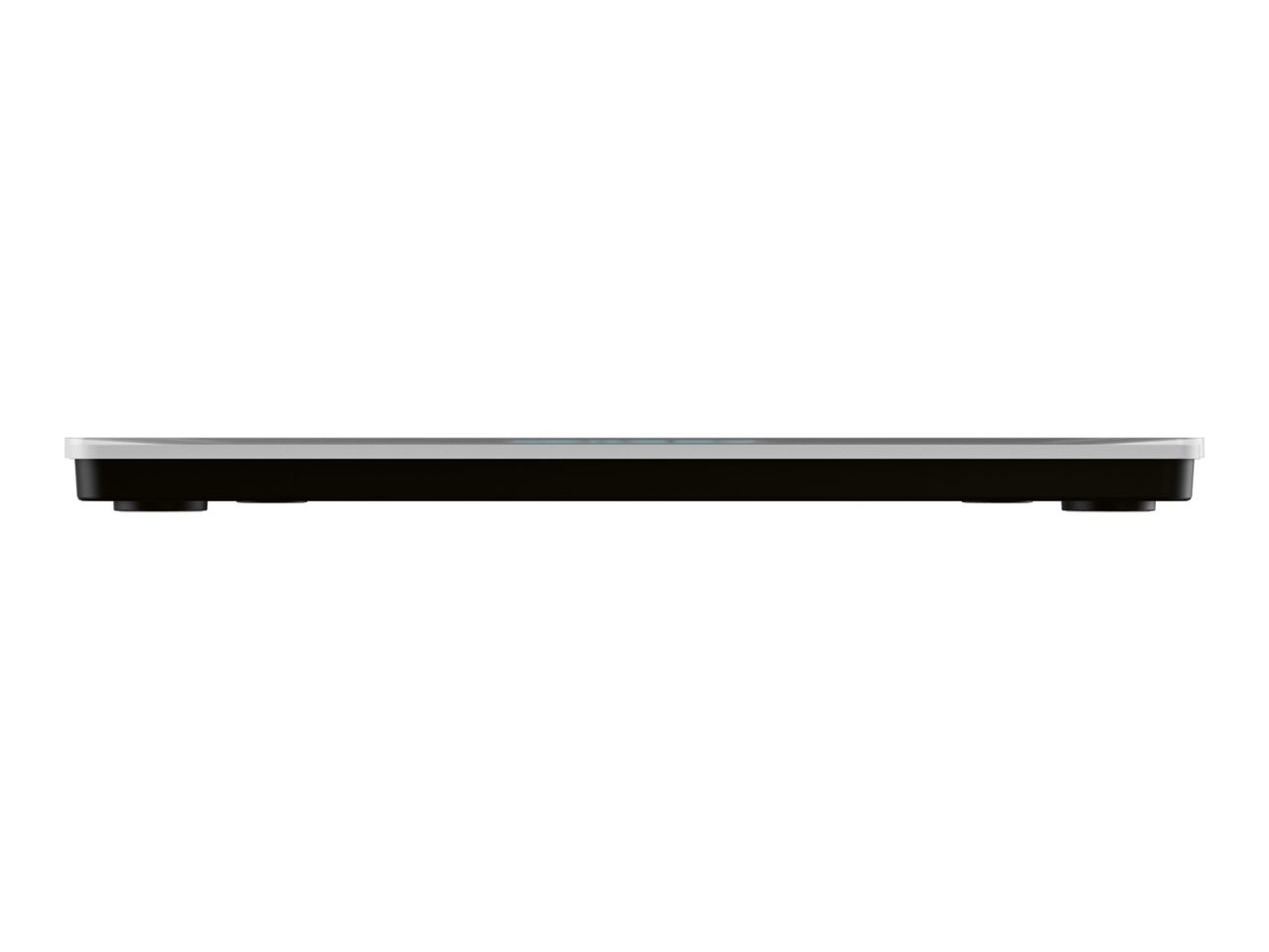 A black laptop bottom panel.