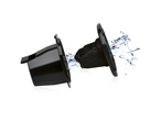 Aspirator de mână Silvercrest® cu filtru și stropi de apă.