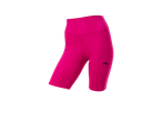 Pink athletic shorts.