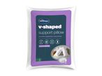 Silentnight V-shaped support pillow with included pillowcase.