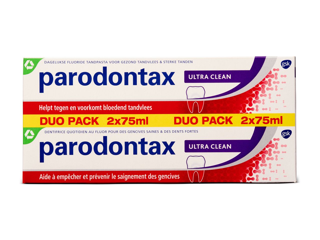 Ga naar volledige schermweergave: Parodontax Ultra Clean duo pack - afbeelding 1