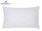 A white Sanderson pillow, shown against a white background.